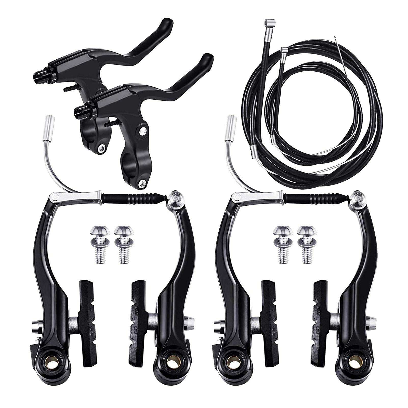 Amazon.co.jp: Yeck 自転車vブレーキセット アルミVブレーキ
